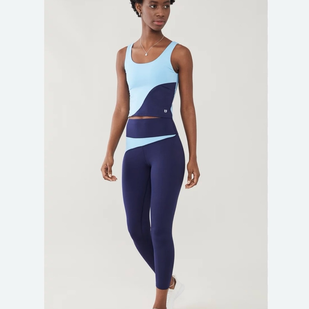 EleVen by Venus Williams Blue and Navy Leggings